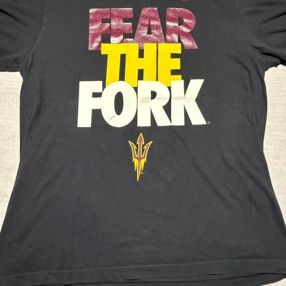 Arizona State University ASU Fear the Fork Nike graphic XL‎ tee